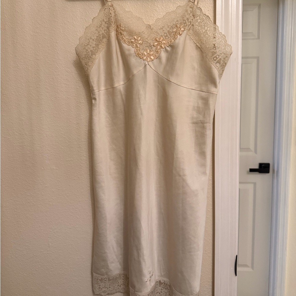Dior Cream Lace Chemise